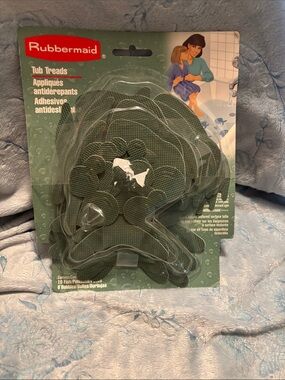 Rubbermaid Green Tub Treads Non-Slip Bath Decals